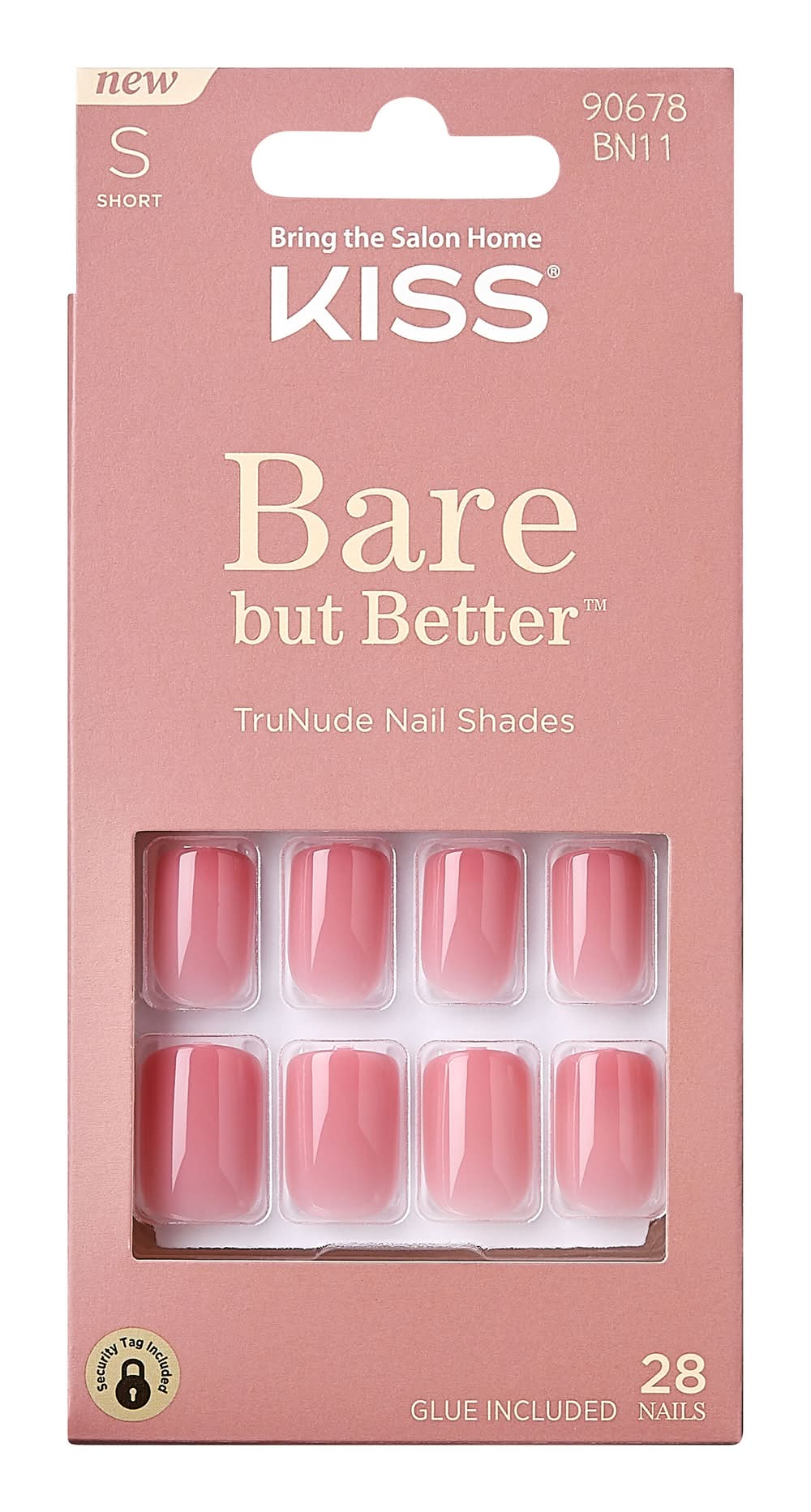 KISS Bare But Better Trunude Short Nails (0.07 oz)