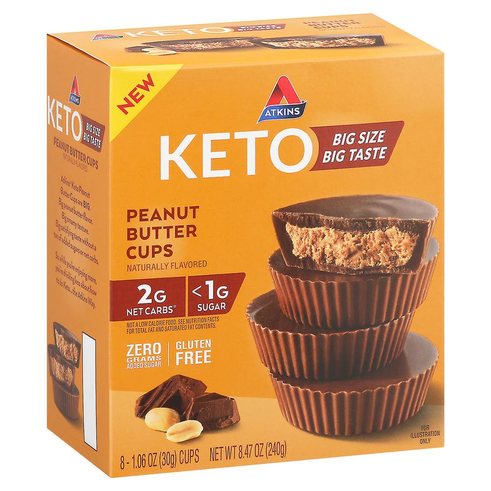 Atkins Big Size Keto Peanut Butter Cups (8.5 oz)