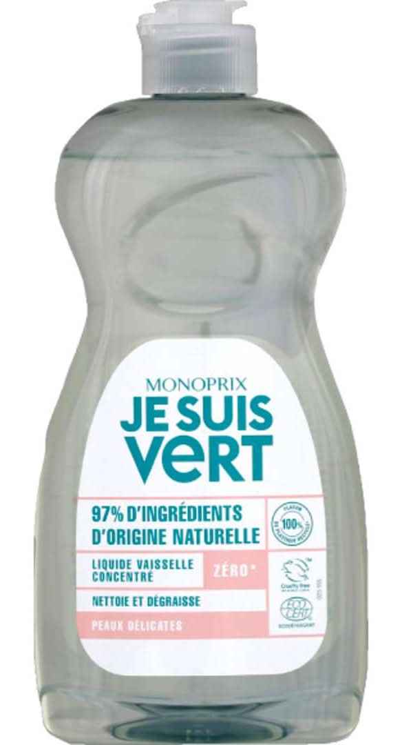Monoprix Je suis vert liquide vaisselle concentr parfum citron Delivery  Near Me | Order Online | Uber Eats