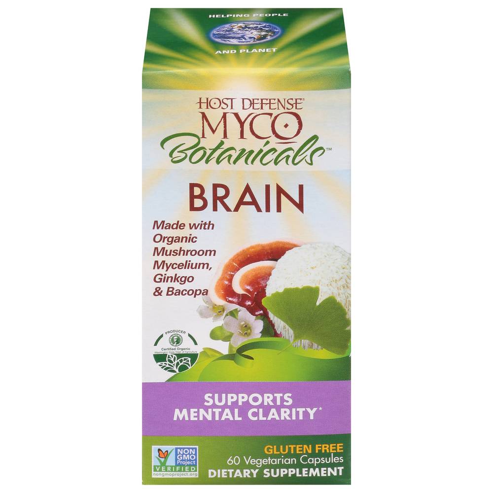 Host Defense Organic Mycobotanicals Brain Support Capsules