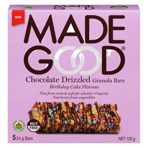 Made Good Chocolate Drizzled Birthday Cake Granola Bars (5 ct, 24 g)