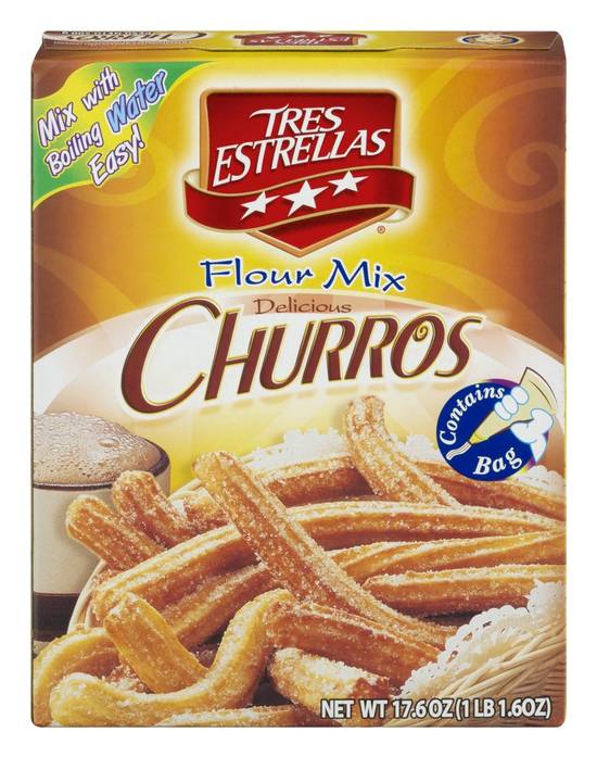 Tres Estrellas Delicious Churros Flour Mix