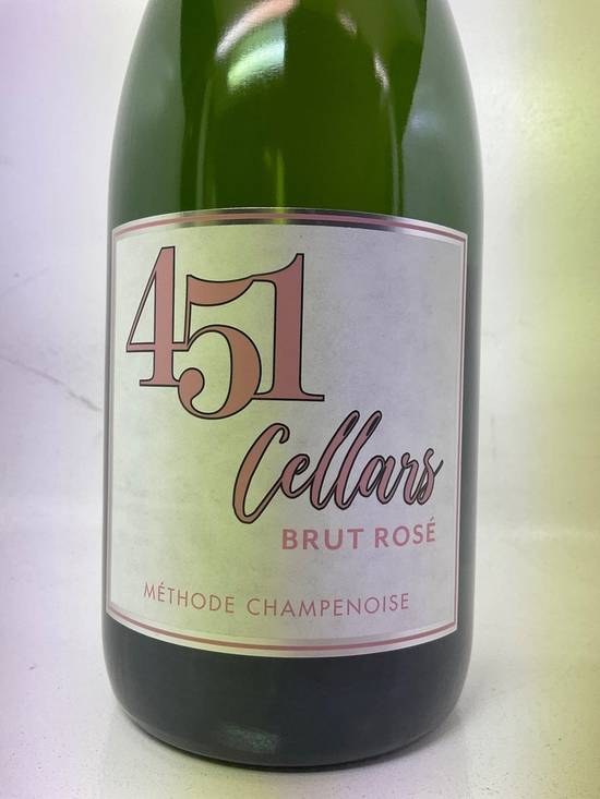 451 Cellars Brut Rose Sparkling Wine (750 ml)