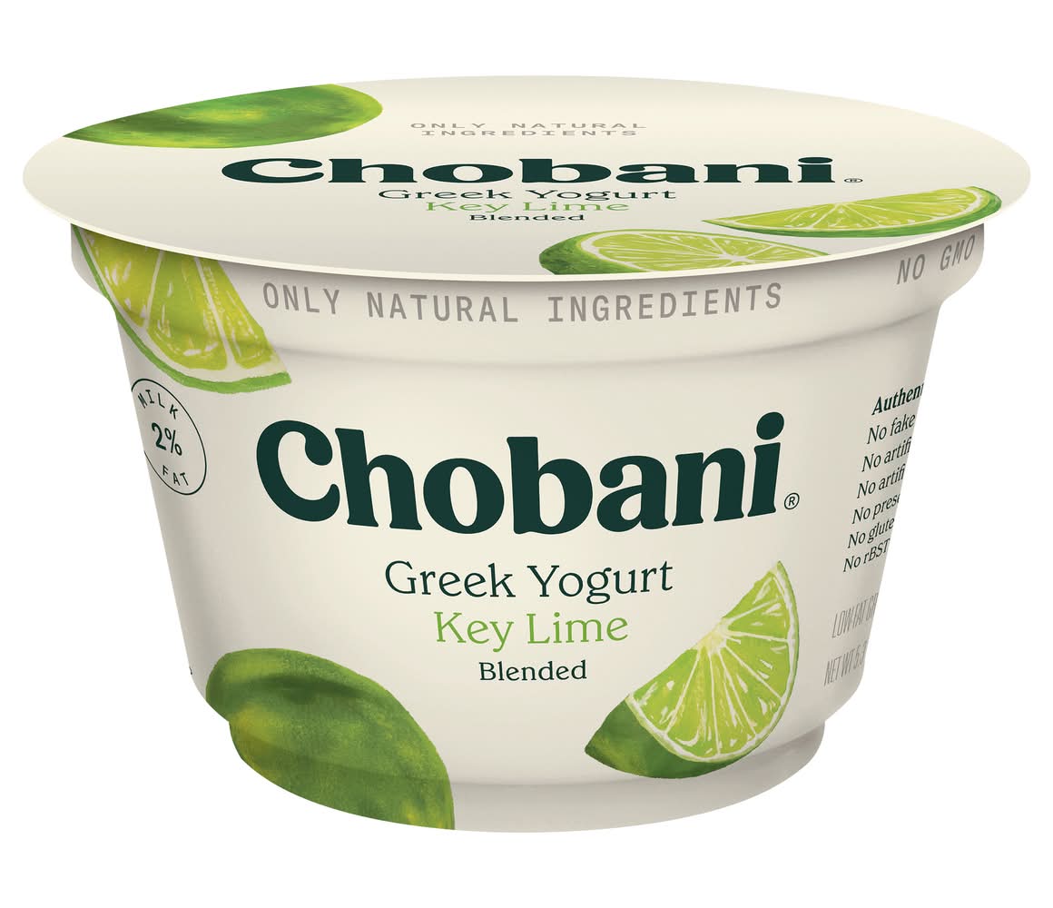 Chobani Low-Fat Blended Greek Yogurt, Key Lime (5.3 oz)
