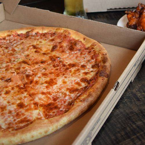 LARGE CHEESE PIZZA WITH DOZEN BUFFALO WINGS