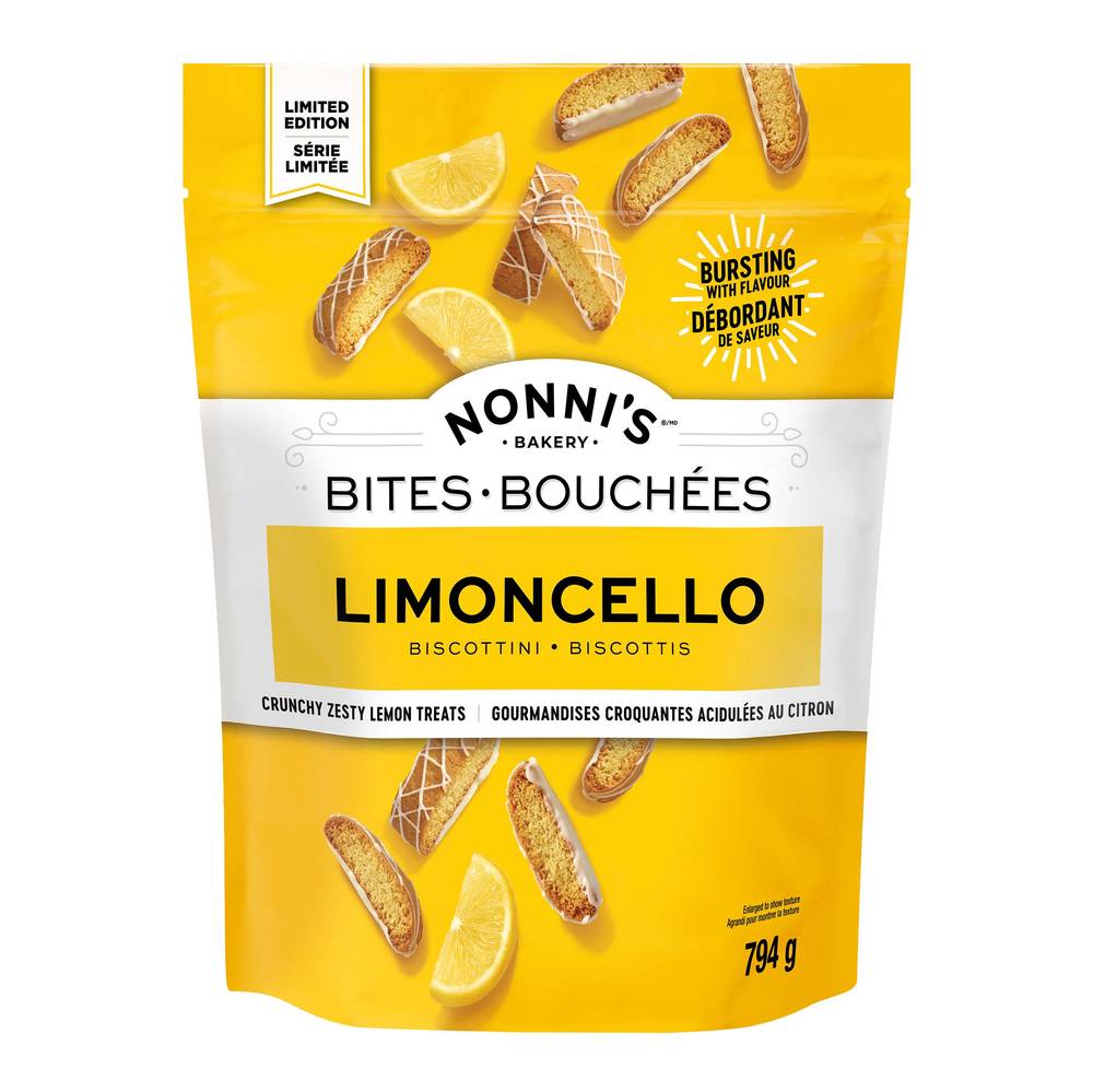 Nonni'S Limoncello Biscotti Bites, 794 G