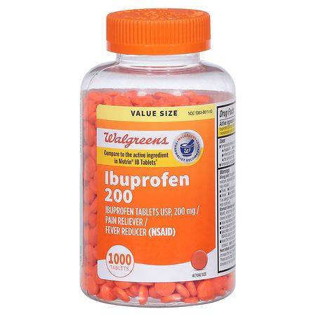 Walgreens Ibuprofen Tablets Usp, 200 mg
