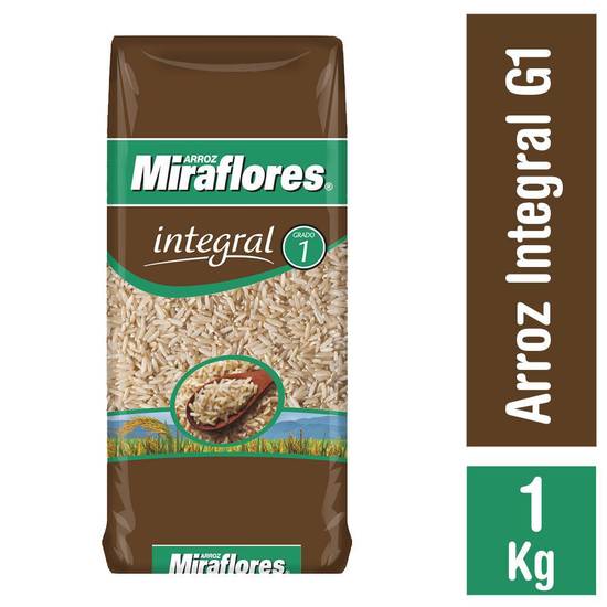 Miraflores arroz integral grado 1 (bolsa 1 kg)