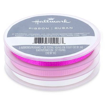 Hallmark Curly Ribbon 3-pack Fuchsia/Pink/White (3 ct)
