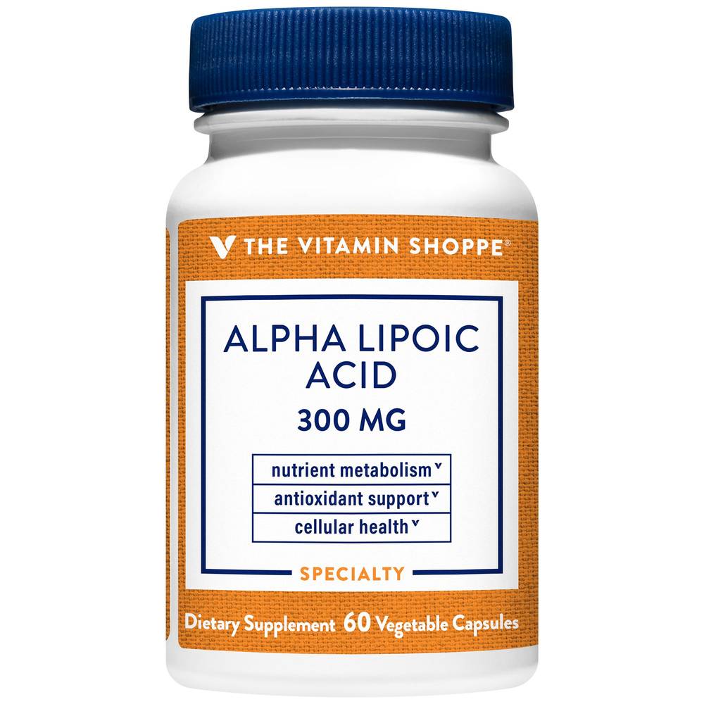 The Vitamin Shoppe Alpha Lipoic Acid Vegetarian Capsules (60 ct)