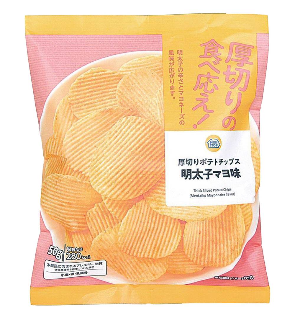 MS 厚切りポテトチップス - 明太子マヨ味 (50g)
