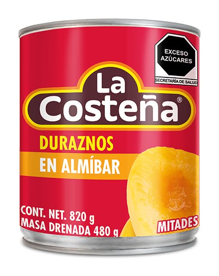 La Costeña · Duraznos en almíbar (820 g)
