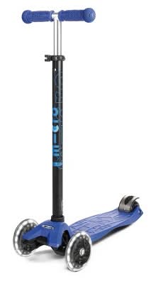 Micro Kickboard Maxi Kick Kid's Scooter With Led Lights, Blue