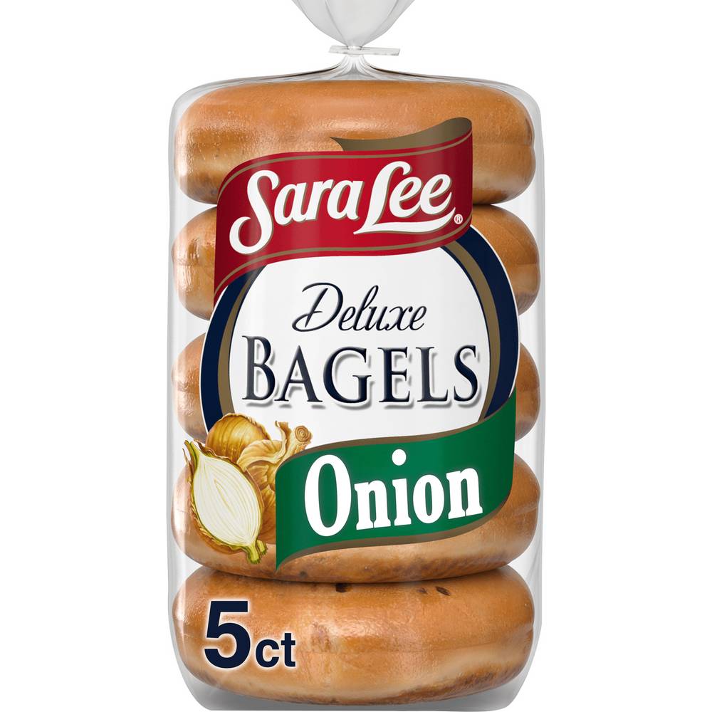 Sara Lee Onion Deluxe Bagels (4 oz)