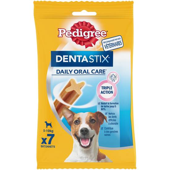 Pedigree - Dentastix bâtonnets à mâcher pour petit chien 5-10 kg (10 pièces)