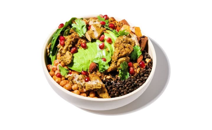Vegan Avocado Chicken Bowl