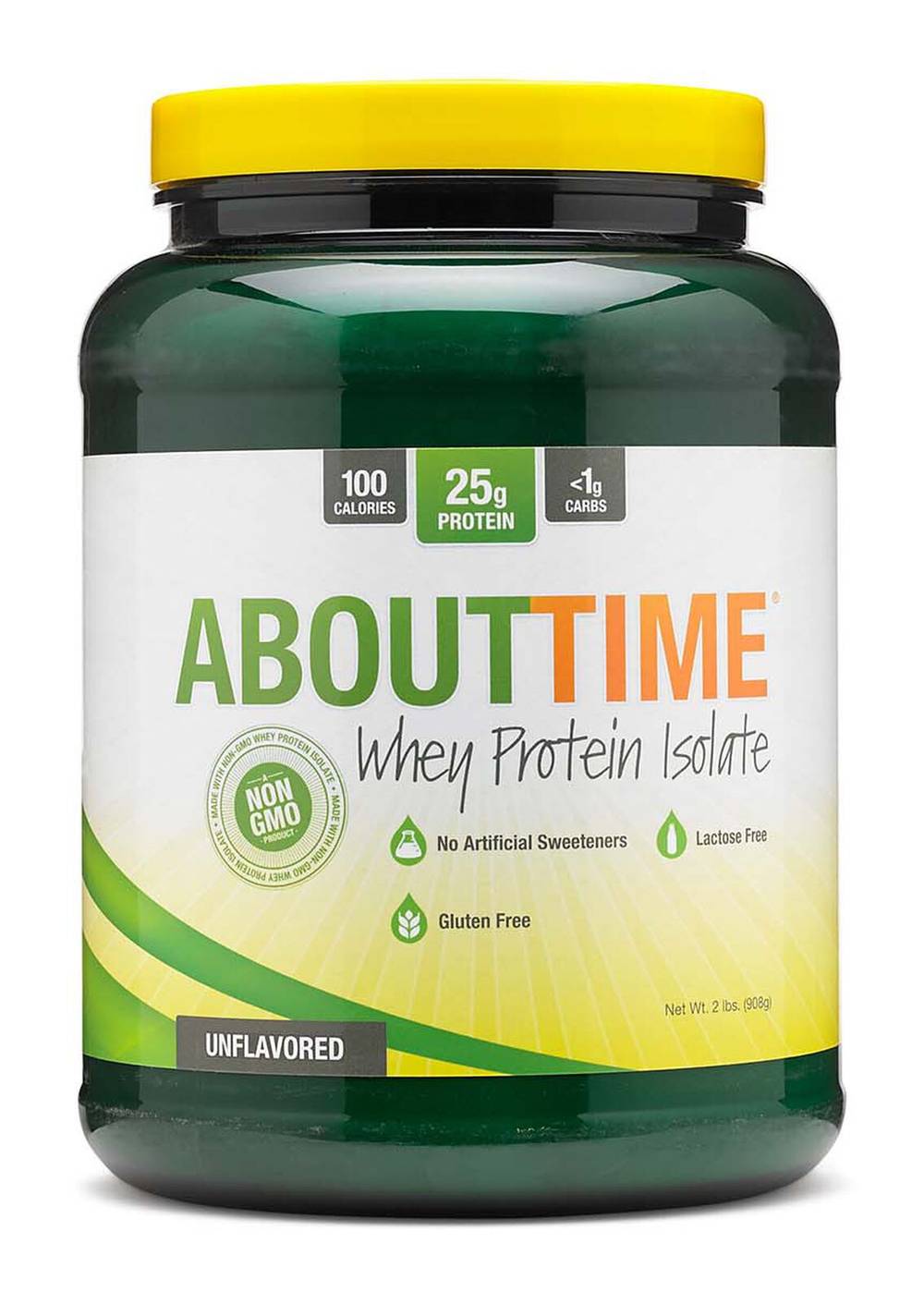 About Time 100% All Natural Whey Protein Isolate Powder (2 lbs)