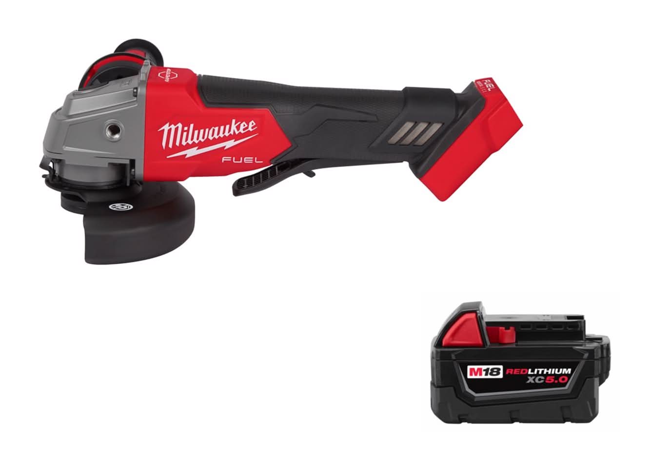Milwaukee Grinder And Battery