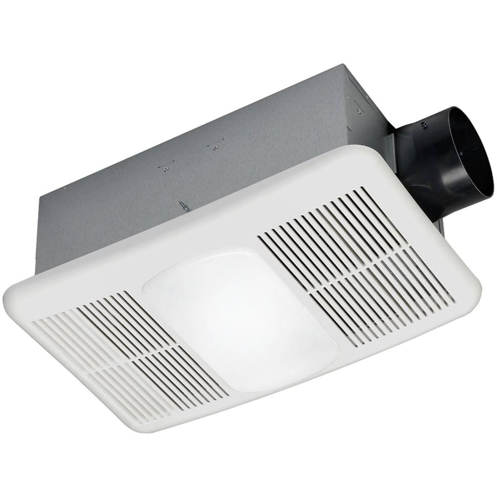 Utilitech Heater 1.5-Sone 80-CFM White Lighted Bathroom Fan and Heater | 7123-02-L