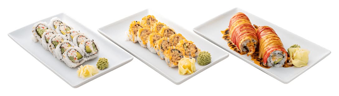2 Classic Rolls, 1 Specialty Roll