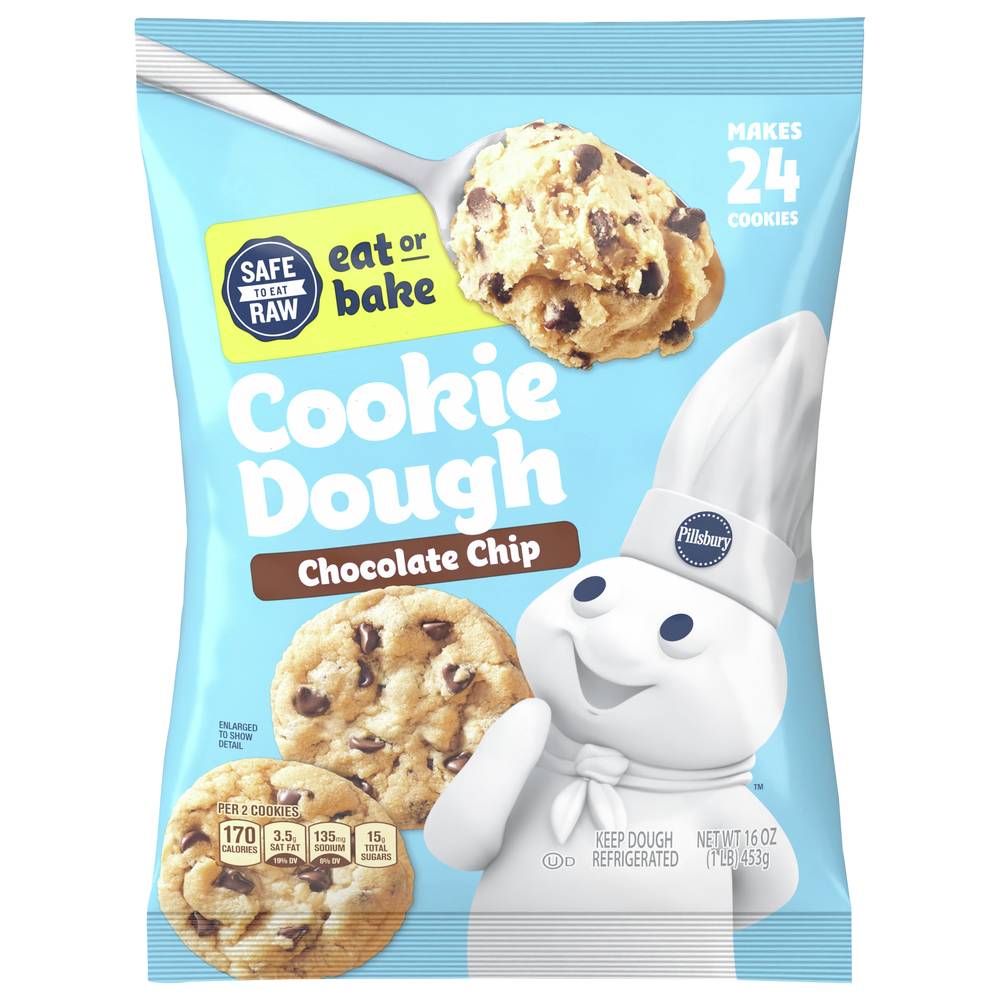 Pillsbury Chocolate Chip Cookie Dough (16 oz)