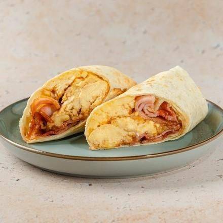 BBQ Bacon & Egg Wrap