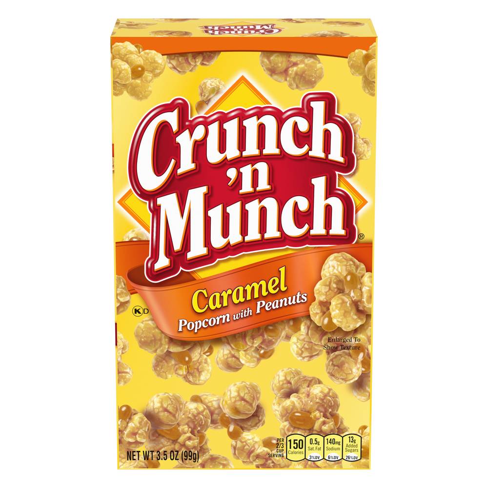 Crunch 'N Munch Popcorn With Peanuts (caramel)