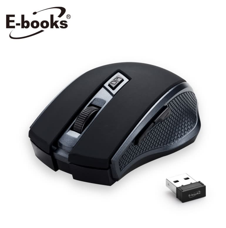 E-books M50 六鍵式超靜音無線滑鼠 <1PC個 x 1 x 1PC個>