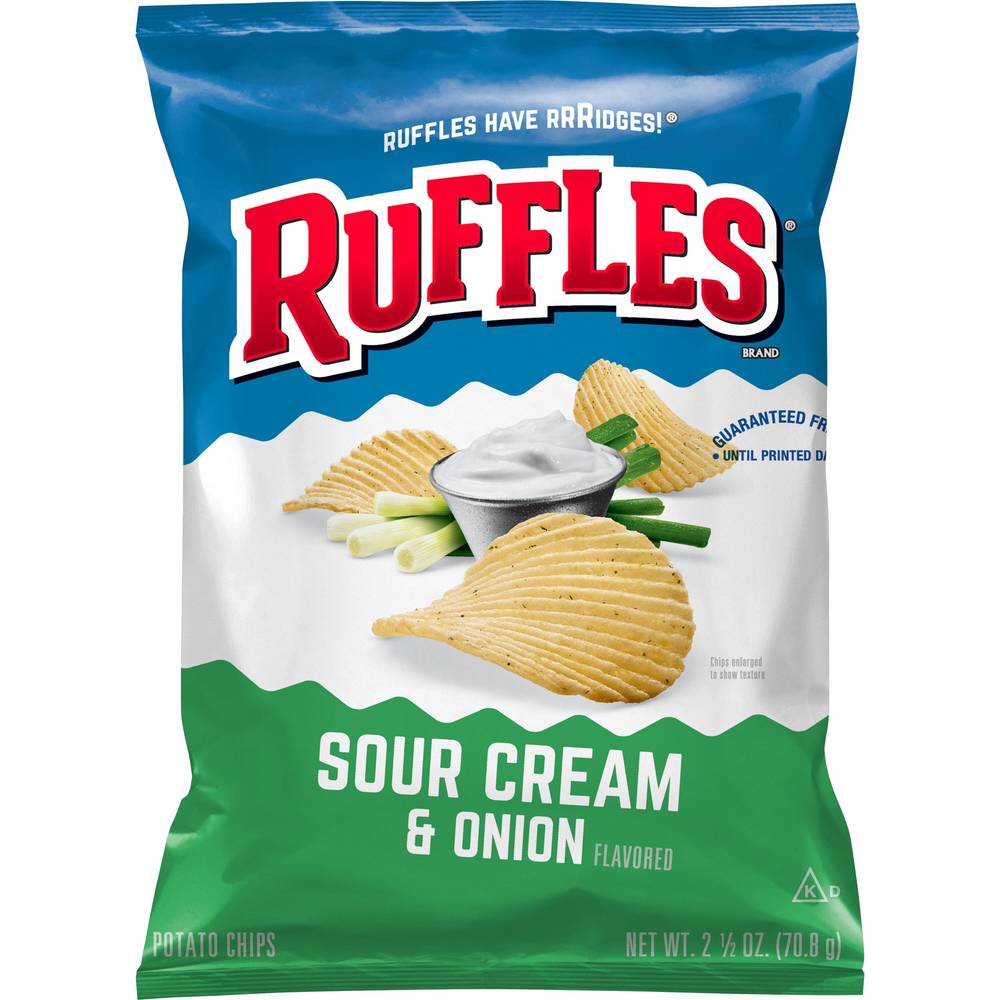 Ruffles Potato Chips (sour cream-onion)