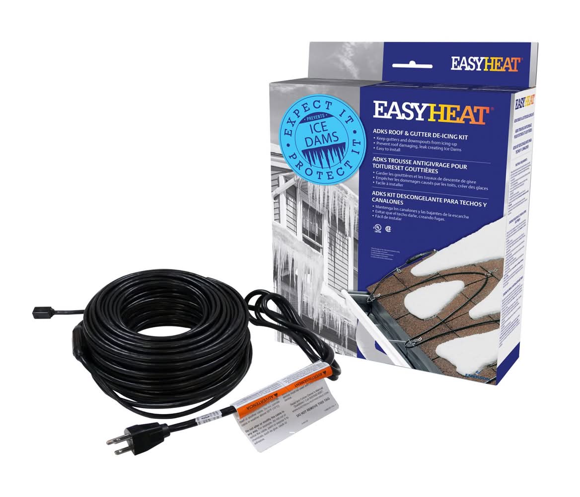 Easy Heat Adks 30 Ft. L De-Icing Cable For Roof And Gutter