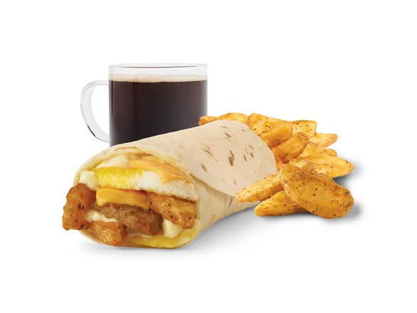 Breakfast Burrito, Sausage Combo