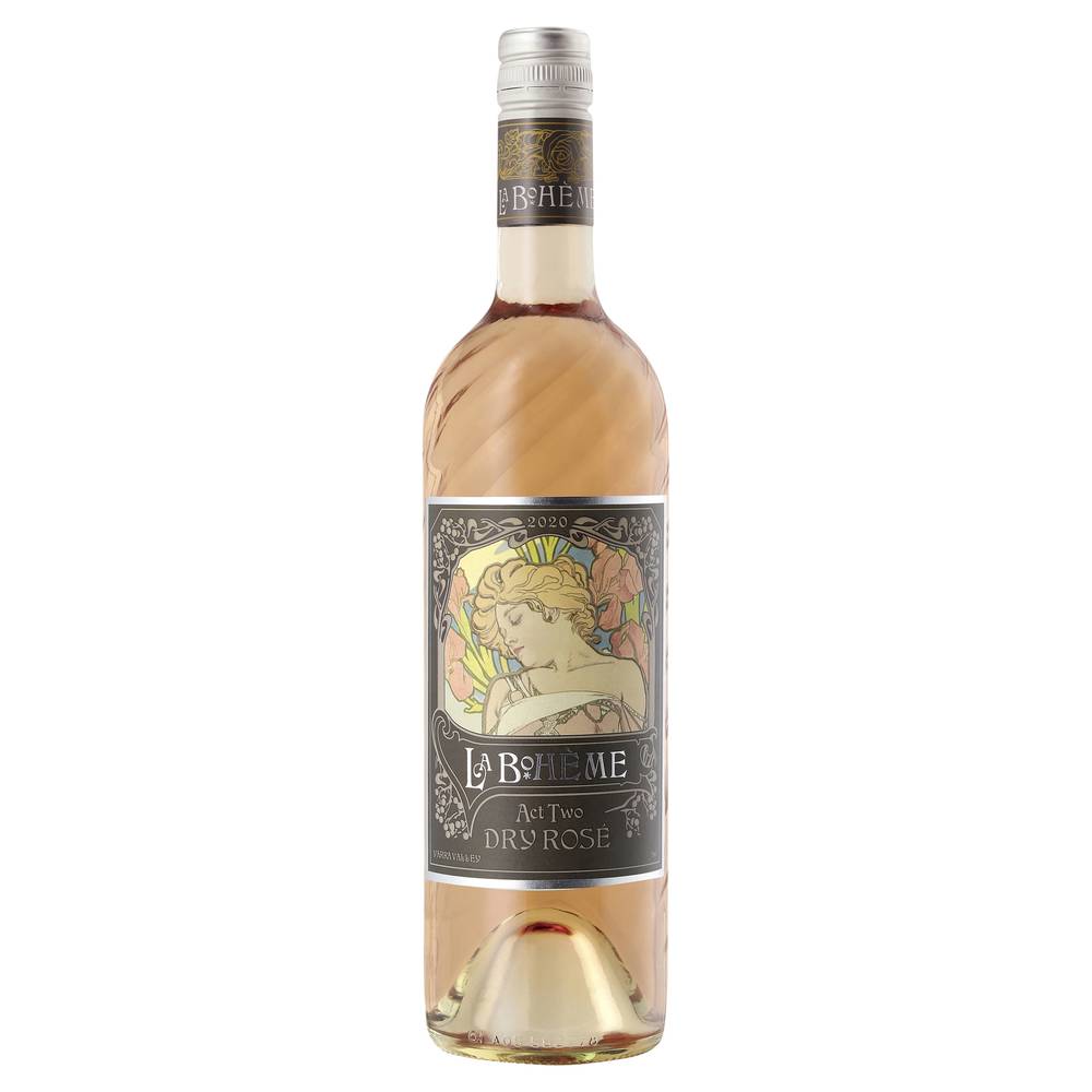 La Boheme Act Two Dry Pinot Rose 750ml