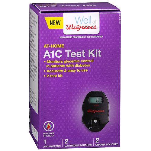 Walgreens At-Home A1C Test Kit - 1.0 set