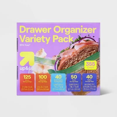 up&up Food Storage Bags Variety pack (355 ct)