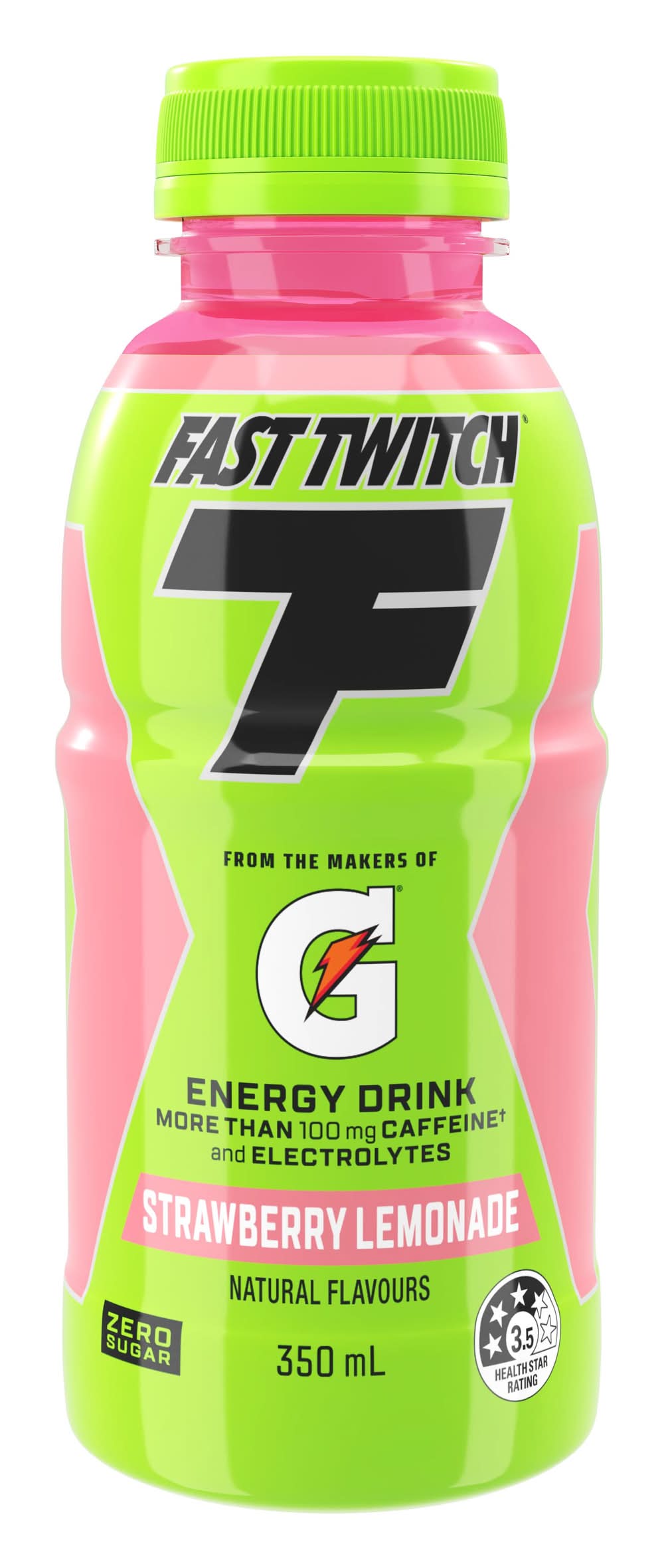 Fast Twitch Strawberry Lemonade 350ml