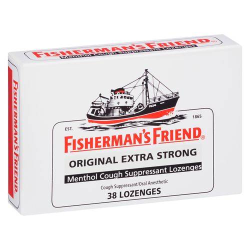 Fisherman's Friend Extra Strong Menthol Cough Suppressant Lozenges Original - 38.0 ea