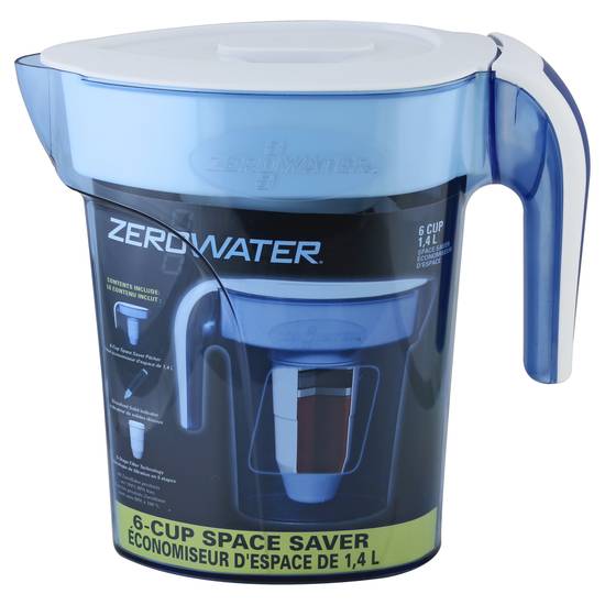 Zerowater 6-cup Water Pitcher With Filter & Quality Meter (1 ct)