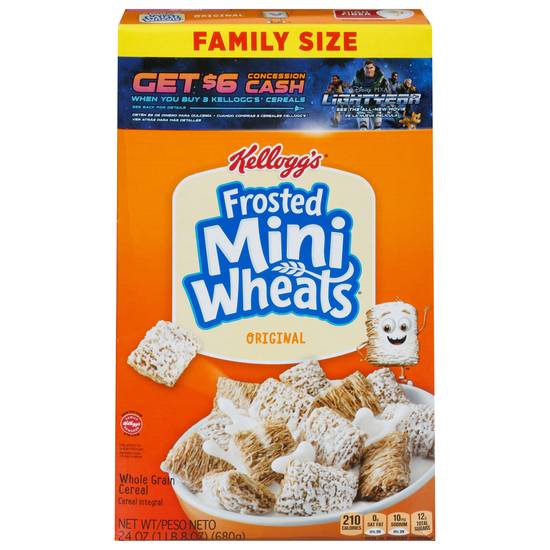Frosted Mini-Wheats Kellog's Original Whole Grain Family Size Cereal