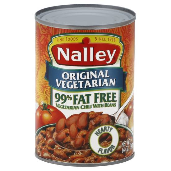 Nalley Original Vegetarian 99% Fat Free Chili With Beans (14 oz)