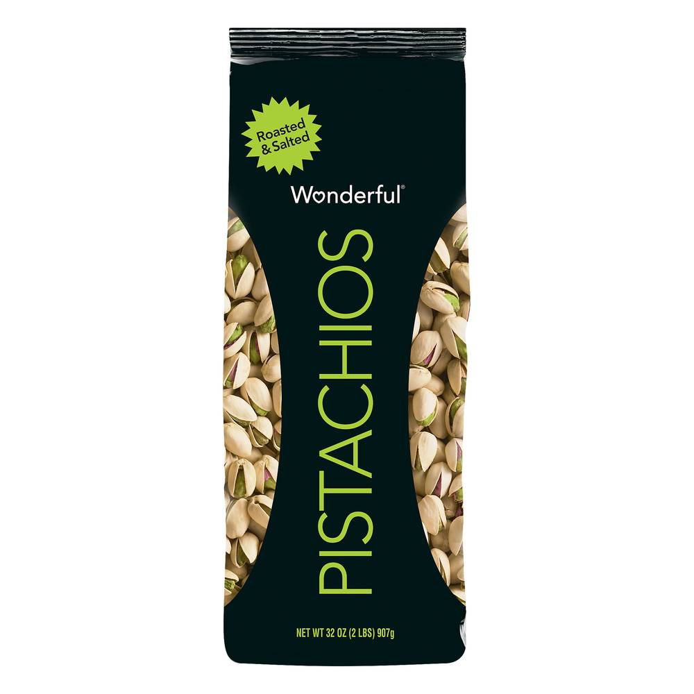 Wonderful Pistachios, Roasted-Salted (32 oz)