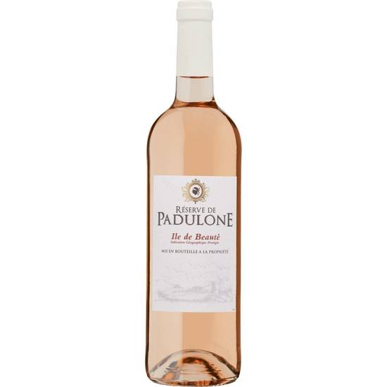 Vin Rosé Sud de la France IGP Île de Beauté RESERVE DE PADULONE - La bouteille de 75cL