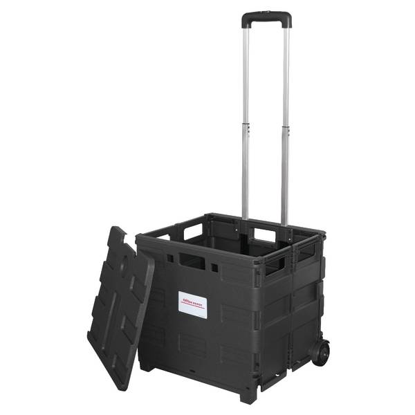 Office Depot Brand Mobile Folding Cart With Lid