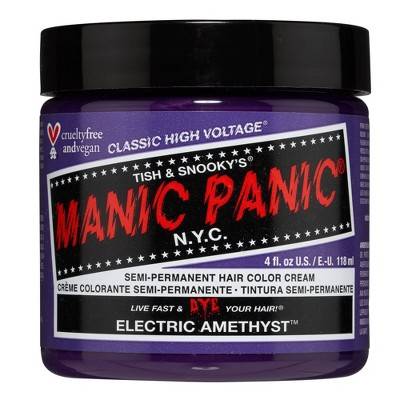 Manic Panic Classic High Voltage Semi-Permanent Hair Color, Purple (4 fl oz)