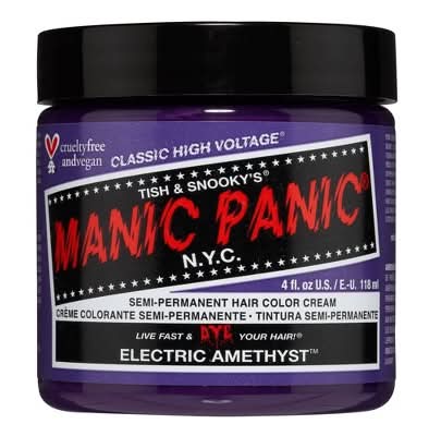 Manic Panic Classic High Voltage Semi-Permanent Hair Color, Purple (4 fl oz)