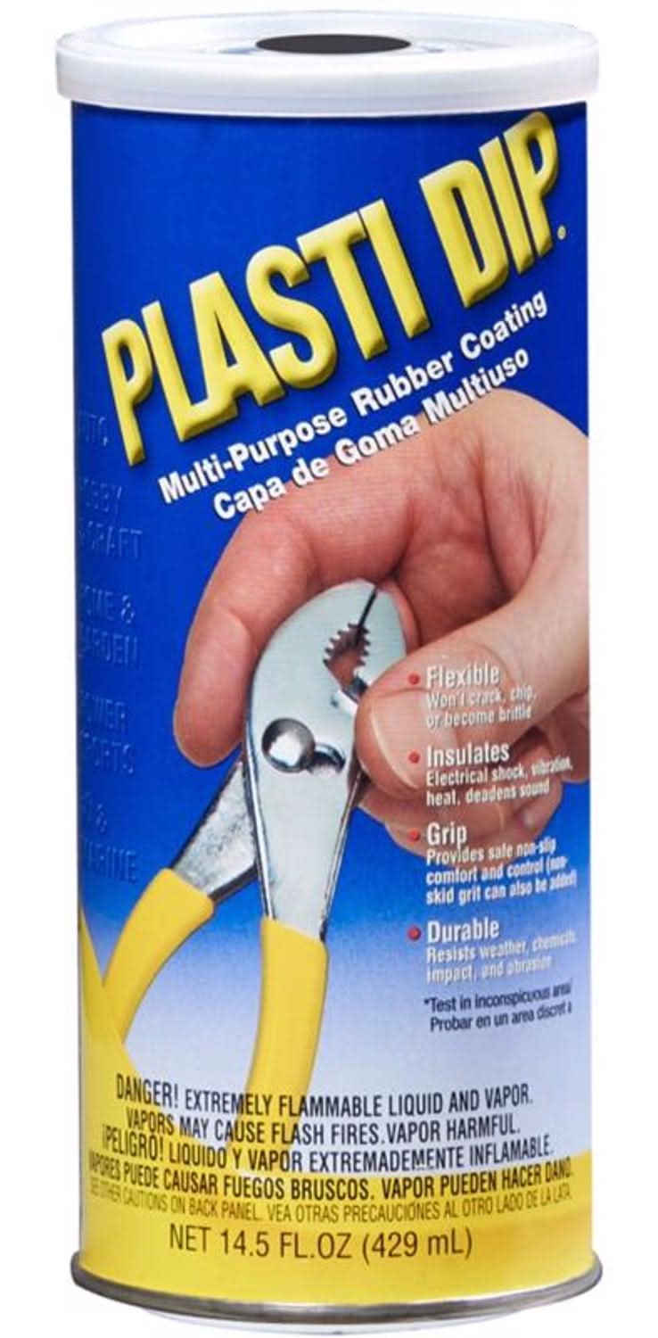 Plasti Dip Flat/Matte Black Multi-Purpose Rubber Coating 14.5 Oz Oz