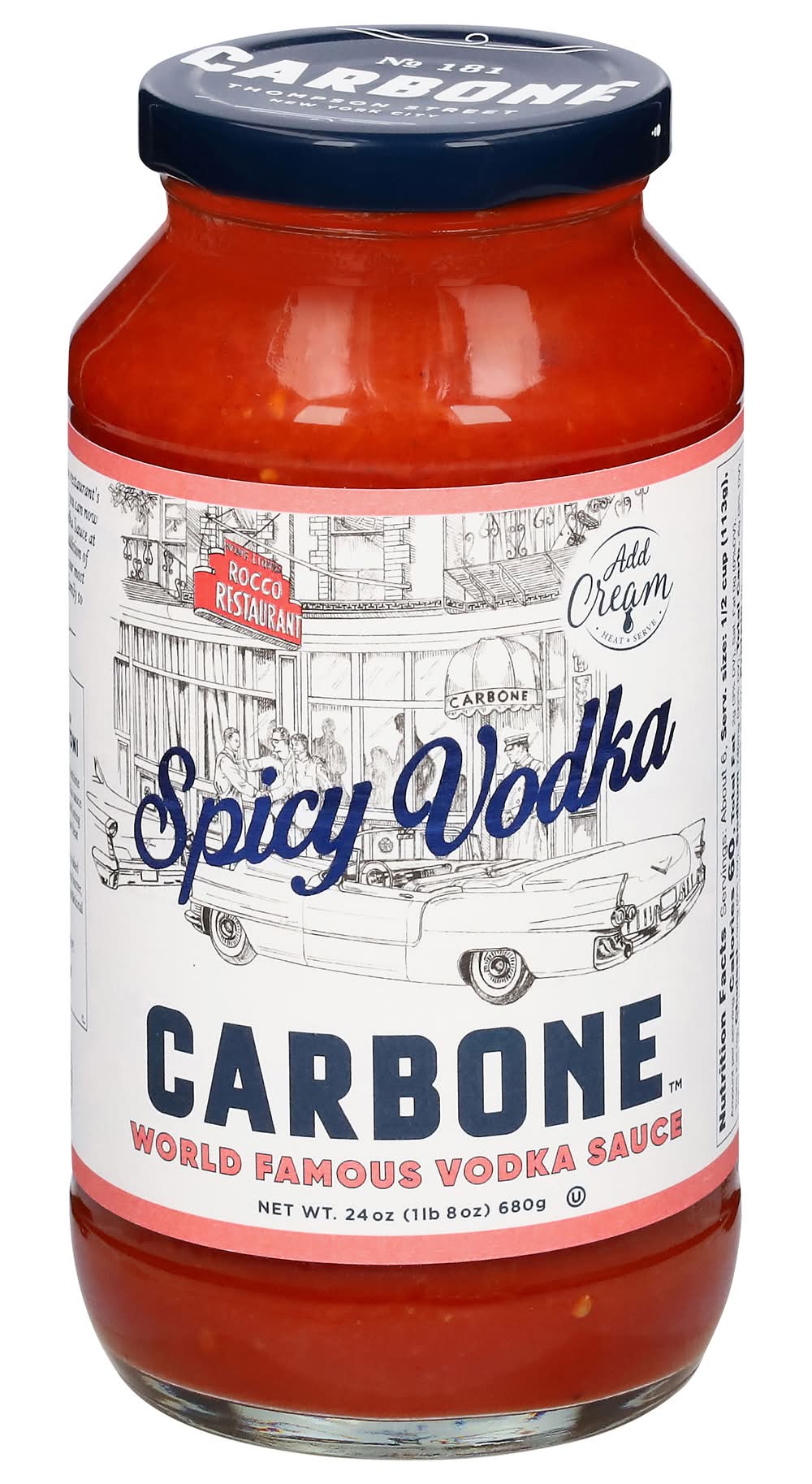 Carbone World Famous Spicy Vodka Sauce (24 oz)