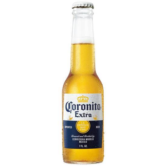 Corona Extra Lager Mexican Beer (7oz bottle)