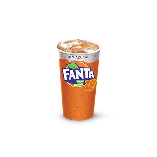 Fanta sin azucar Mediano