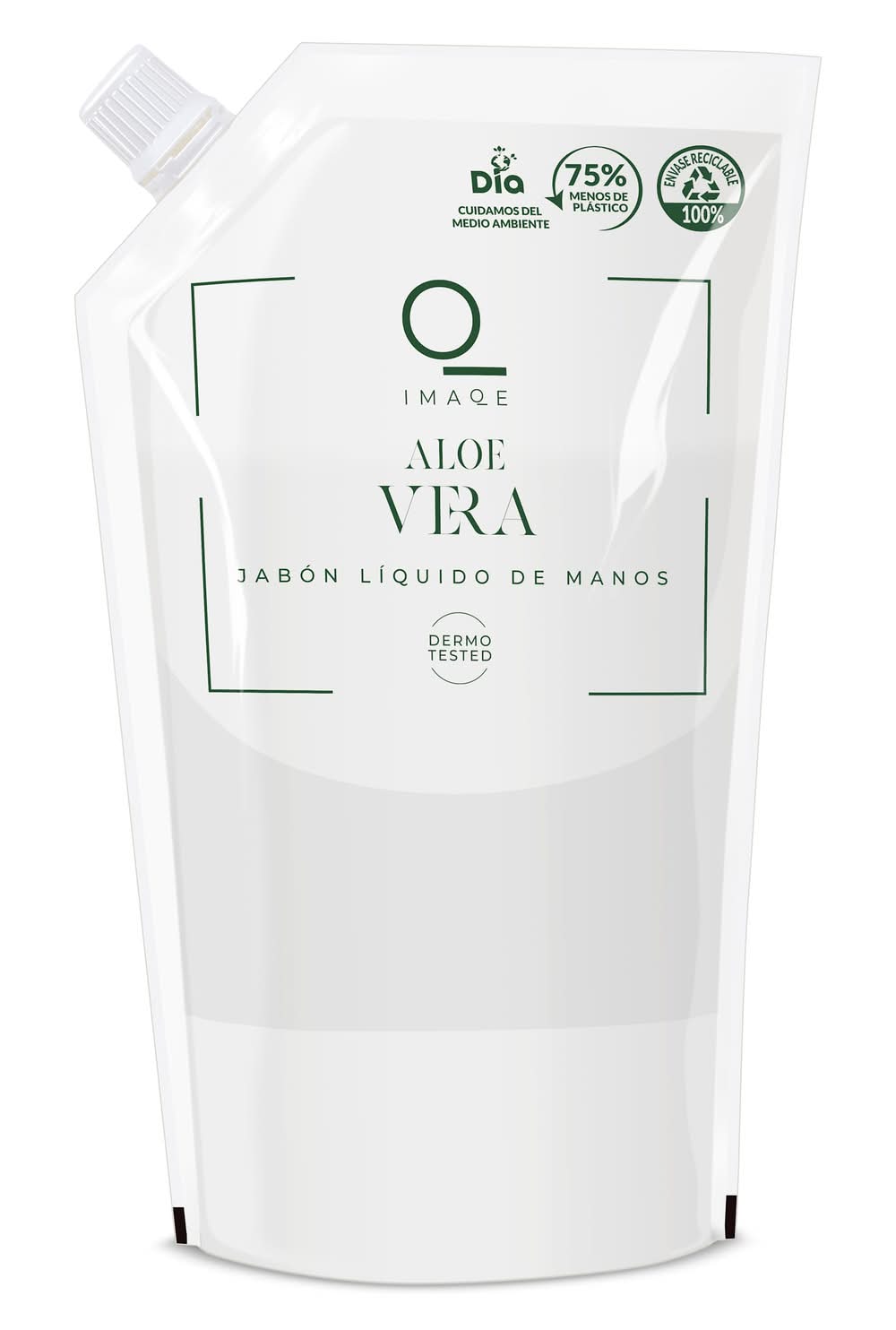 Recambio Jabón De Manos De Aloe Vera Imaqe De Dia Bolsa 500 Ml