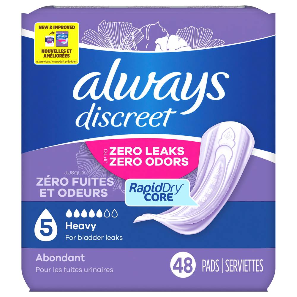 Always Heavy Size 5 Pads (48 pads)